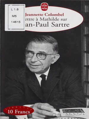 cover image of Lettre à Mathilde sur Jean-Paul Sartre